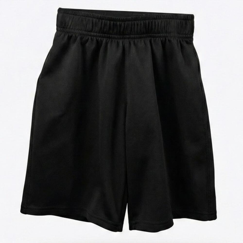 Circo Boys Size Small 6/7 Black Athletic Mesh Basketball Shorts Side Stripe